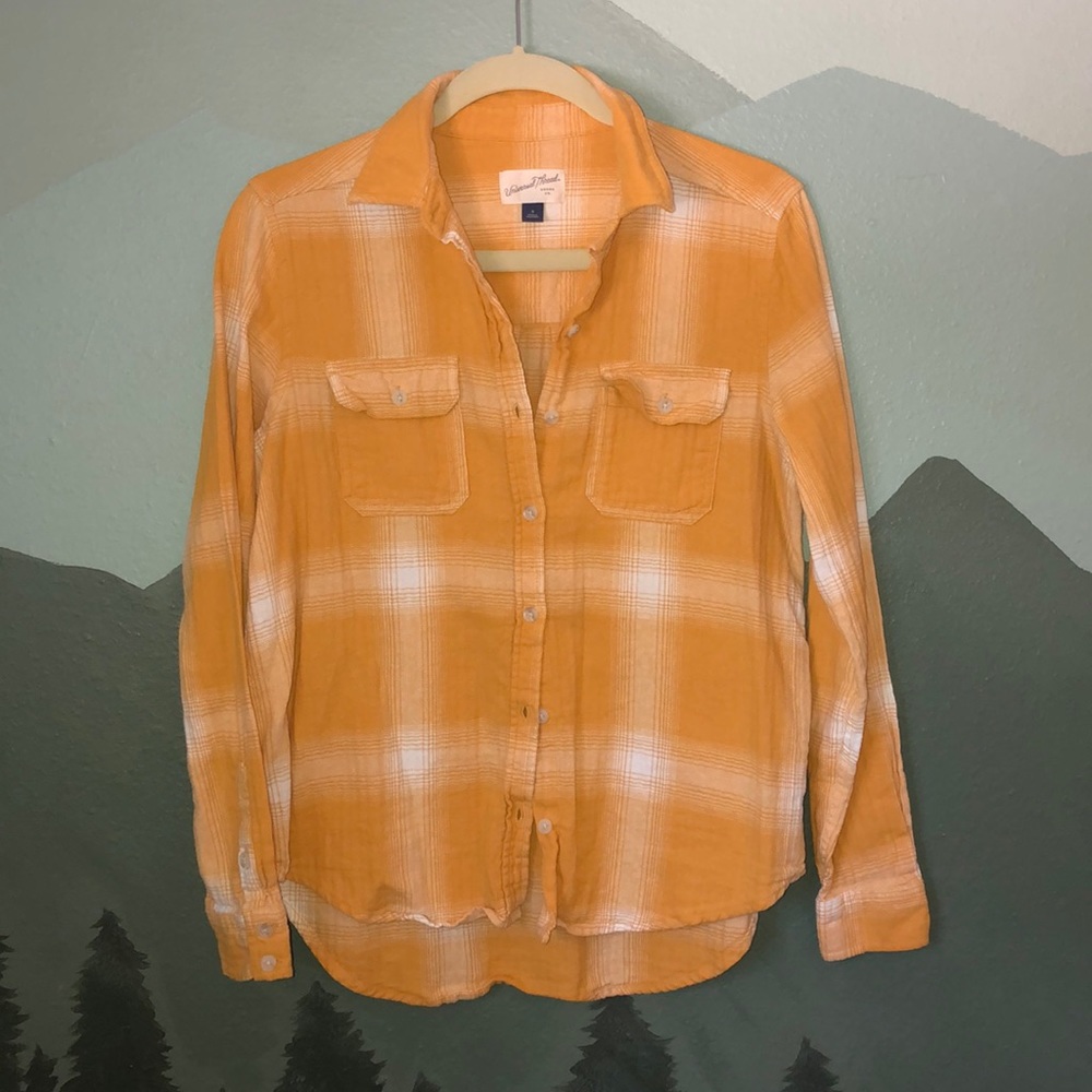Universal Threads Yellow Flannel